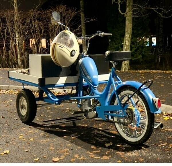 Fordon - Cresent flakmoped 1974