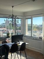 Bostadsrätt högst upp med terrass