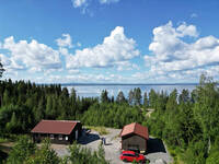 Liten villa utanför Hudiksvall, vid Norr