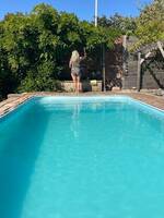 Äldre hus i Lysekil med pool