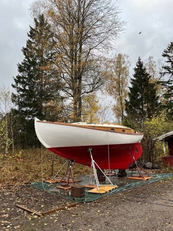 Fordon - Träbåt - segelbåt år 1930